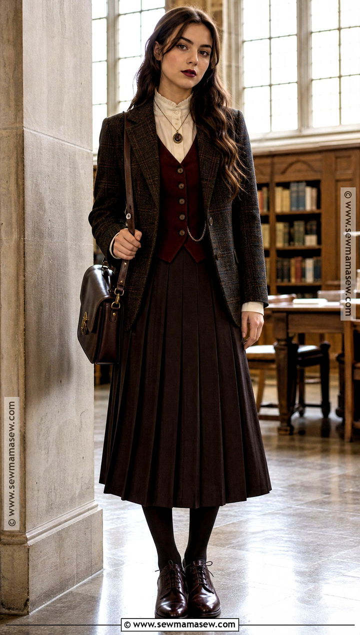 Dark Academia Vampire Outfit - 40 modern vampire outfit ideas