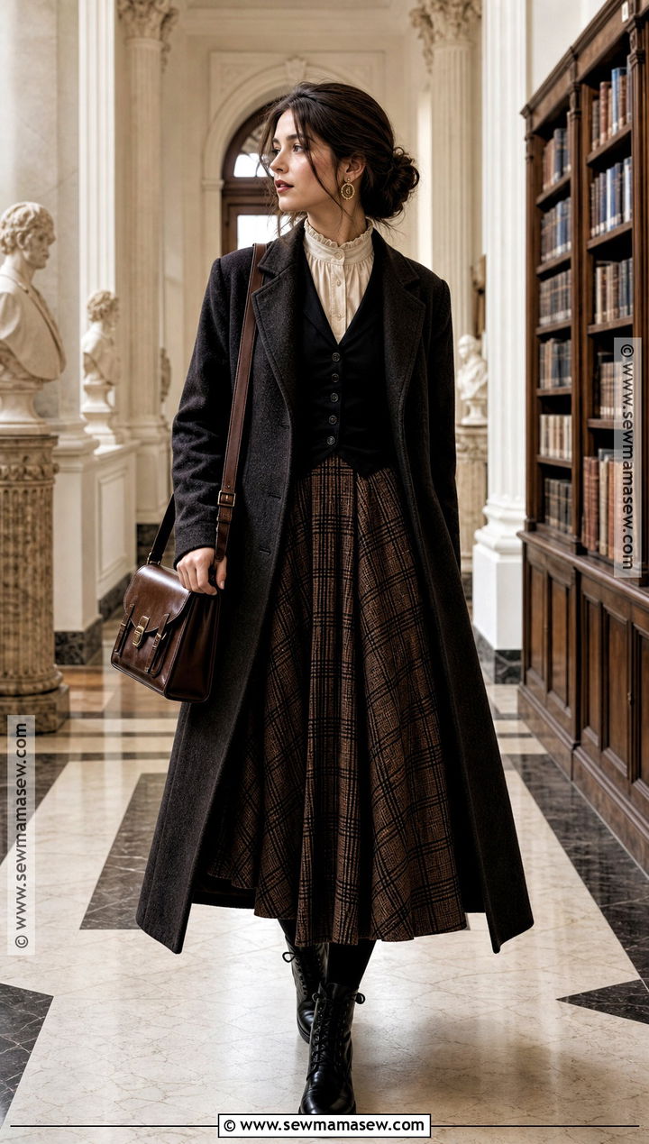 Dark Academia Witch Outfit - 30 Modern Witch Outfit Aesthetic Ideas