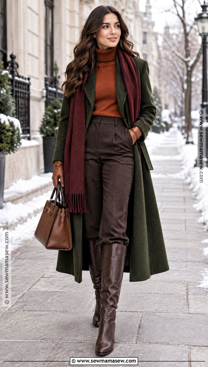Dark Autumn Winter Layered Outfit - 15 Curate Your Style Dark Autumn Ideas