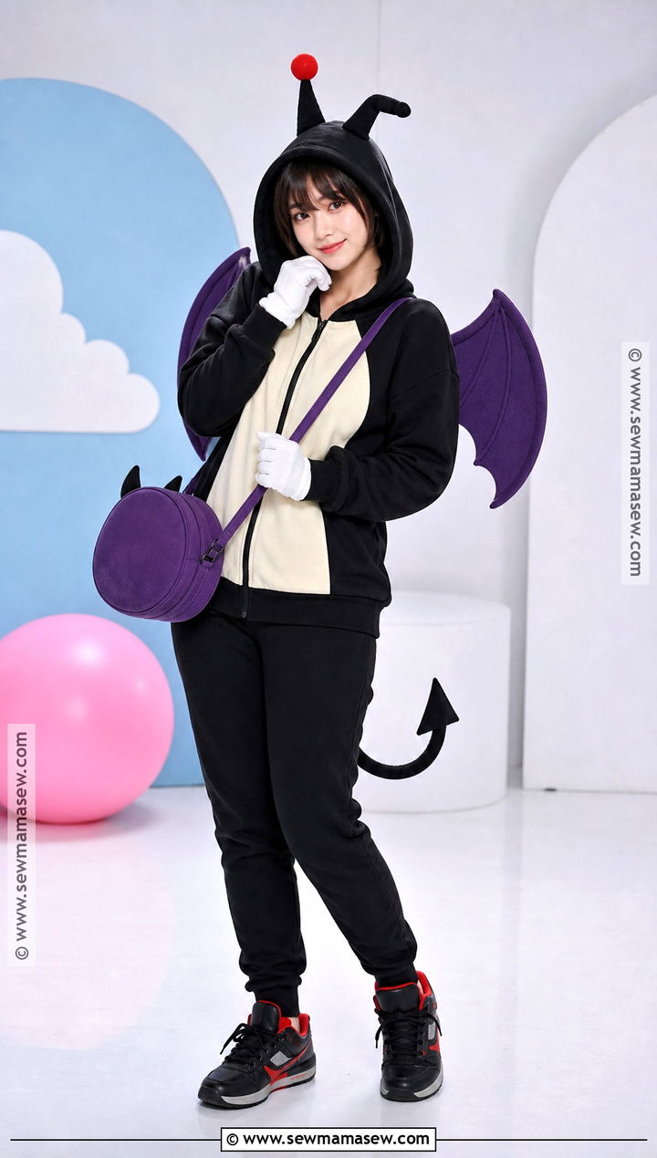 Dark Chao Cosplay With Black Hoodie - 40 sonic cosplay ideas