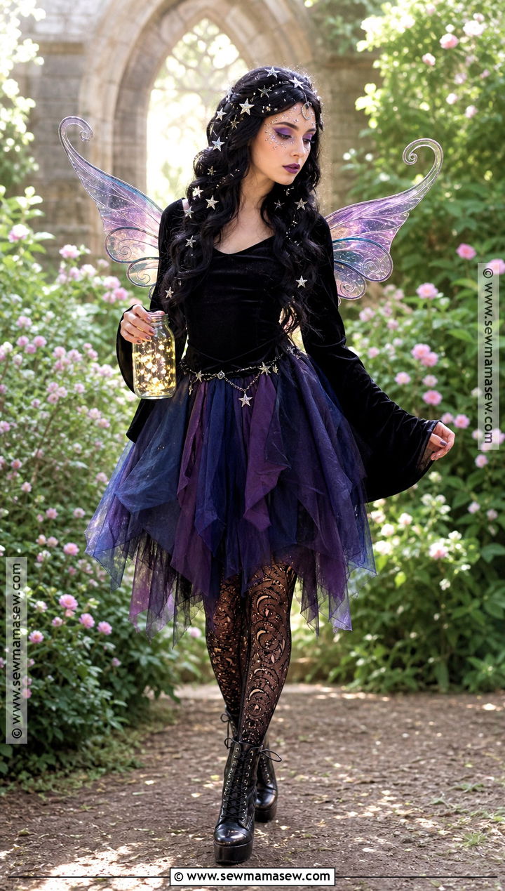 Dark Fairy Costume With Black Hair - 30 black hair halloween costumes ideas