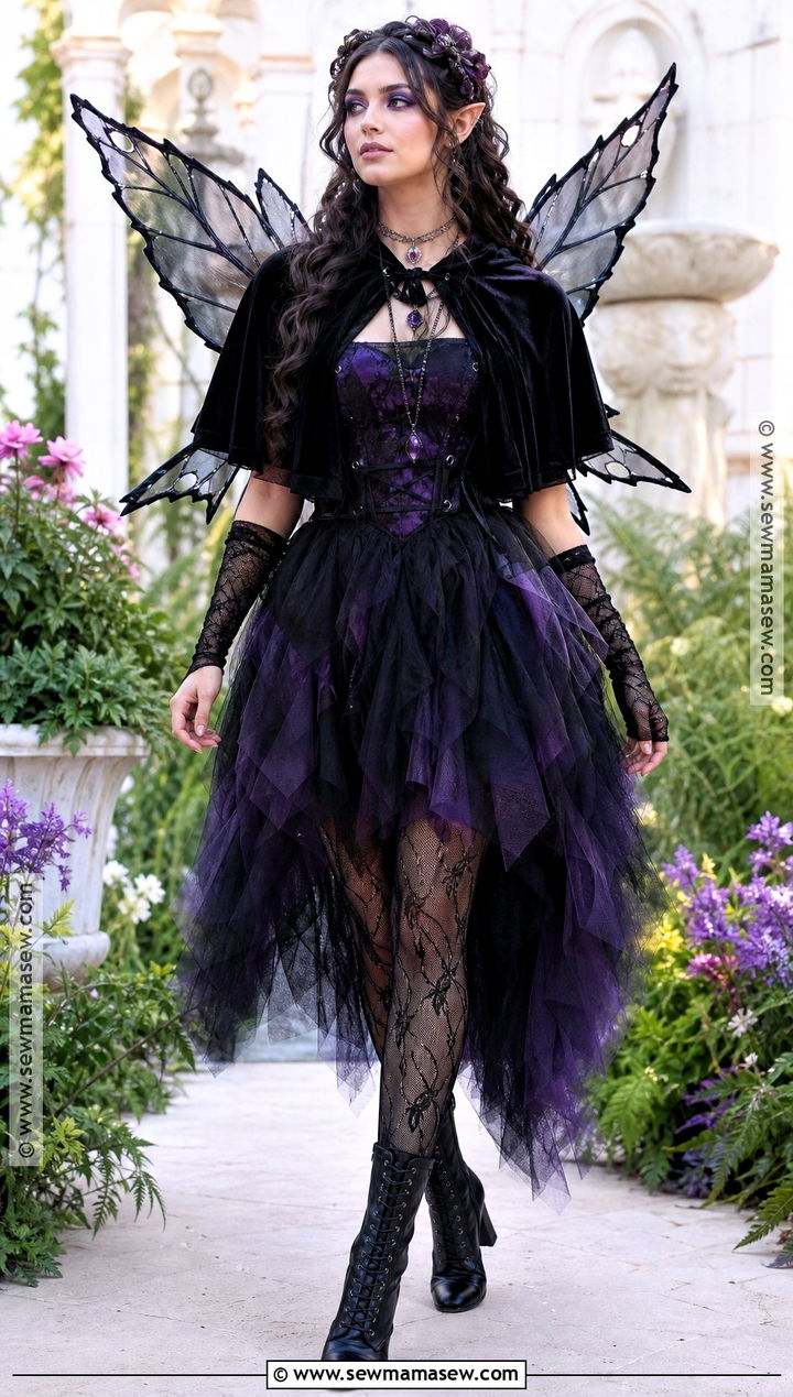 Dark Fairy Costume With Black Wings - 30 Halloween Costumes Solo for Women
