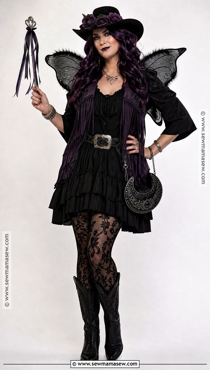 Dark Fairy Cowgirl Costume - 45 cowgirl halloween costumes