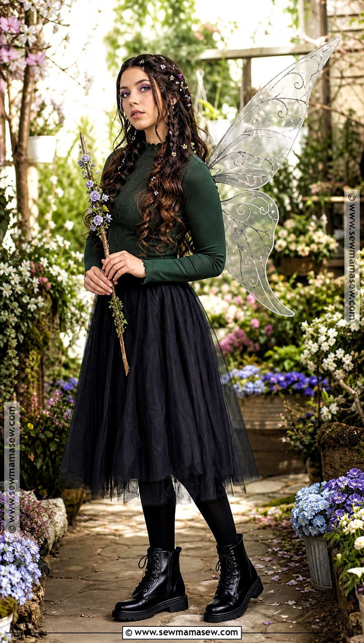 Dark Fairy Halloween Costume - 30 halloween costumes dark hair