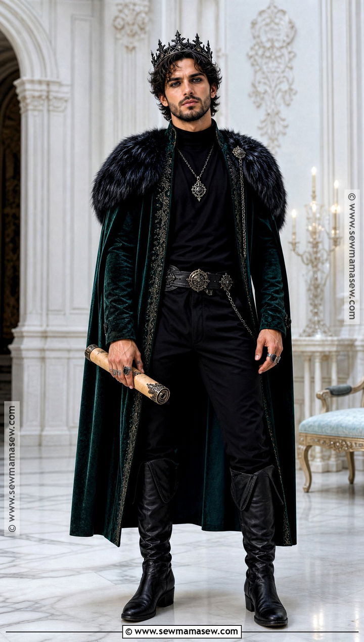 Dark Fantasy King Halloween Outfit - 35 halloween outfit ideas for men