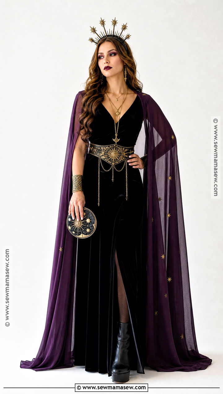 Dark Glam Goddess Costume - 35 Goddess Halloween Costume Ideas