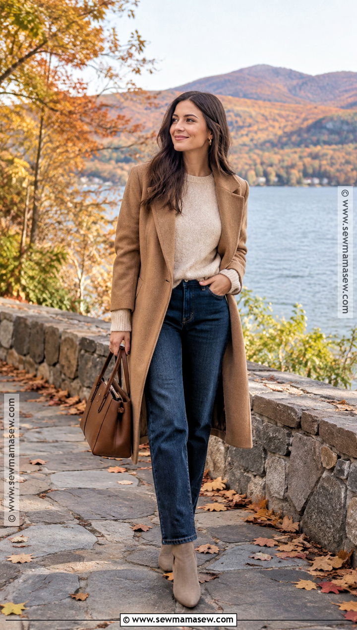 Dark Jeans And Cashmere Sweater Fall Proposal Outfit - 25 fall proposal outfit ideas