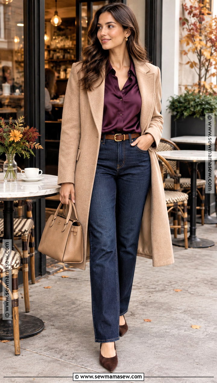 Dark Jeans Fall Shower Guest Outfit - 20 fall shower outfit for guest ideas