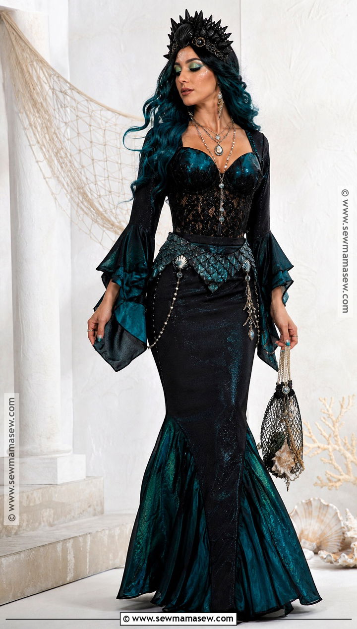 Dark Mermaid Gothic Costume - 35 Gothic Halloween Costumes