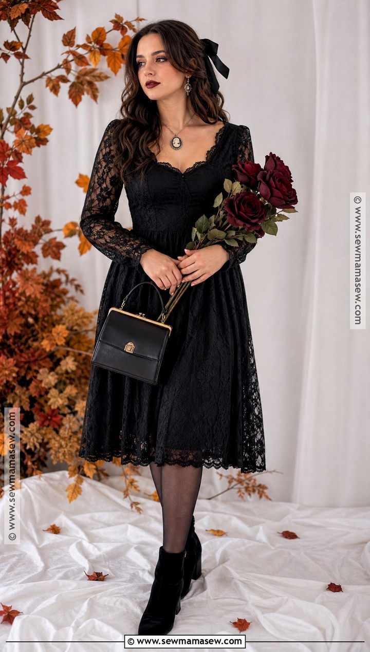 Dark Paradise Black Lace Costume - 40 lana del rey costume ideas