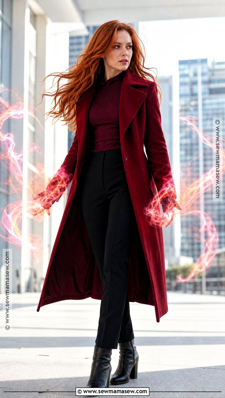 Dark Phoenix Red Coat Costume - 30 Jean Grey Costume Ideas