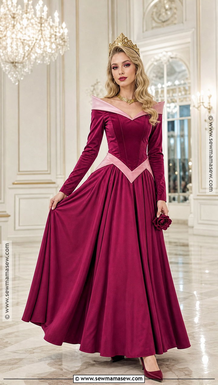 Dark Pink Aurora Costume - 45 aurora costume ideas
