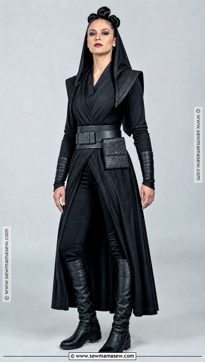 Dark Rey Costume With Black Hood - 30 Rey Costume Ideas