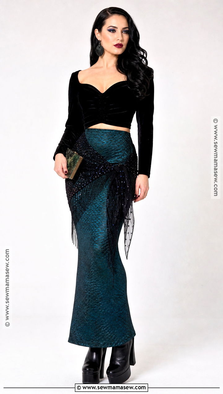 Dark Siren Mermaid Outfit - 35 mermaid halloween outfit ideas