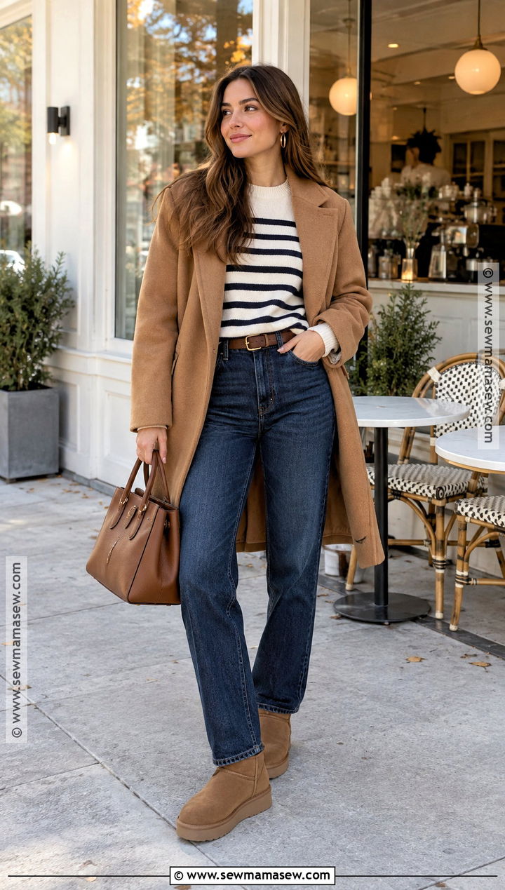 Dark Wash Jeans And Mini Uggs Outfit - 20 Jeans And Uggs Outfit Fall