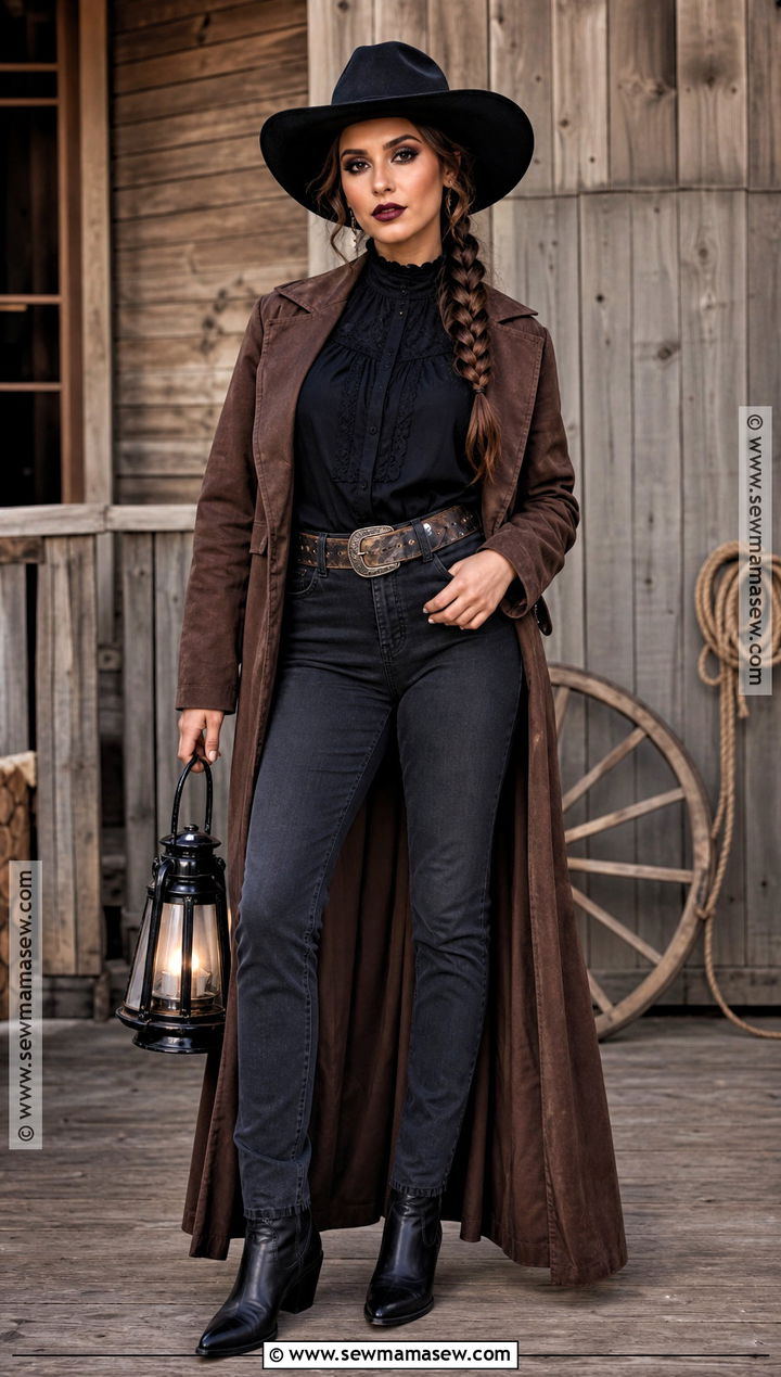 Dark Western Cowgirl Halloween Outfit - 40 cowgirl outfits halloween