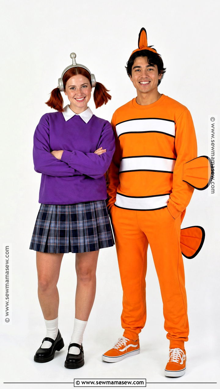 Darla And Clownfish Duo Costume - 30 darla finding nemo costume ideas