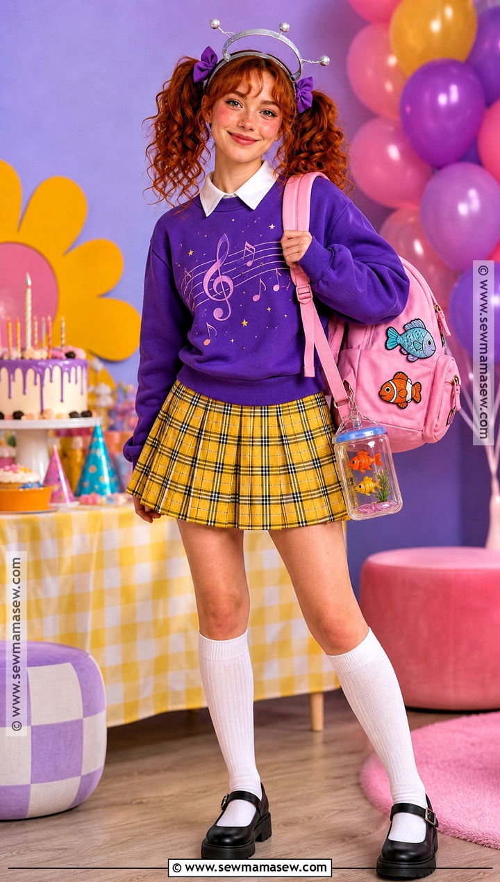 Darla Birthday Costume With Pink Backpack - 30 darla finding nemo costume ideas
