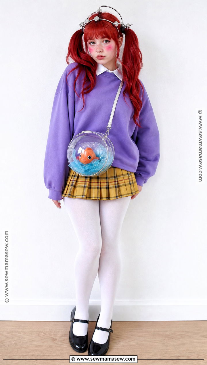 Darla Costume With Clear Fish Bowl Purse - 30 darla finding nemo costume ideas