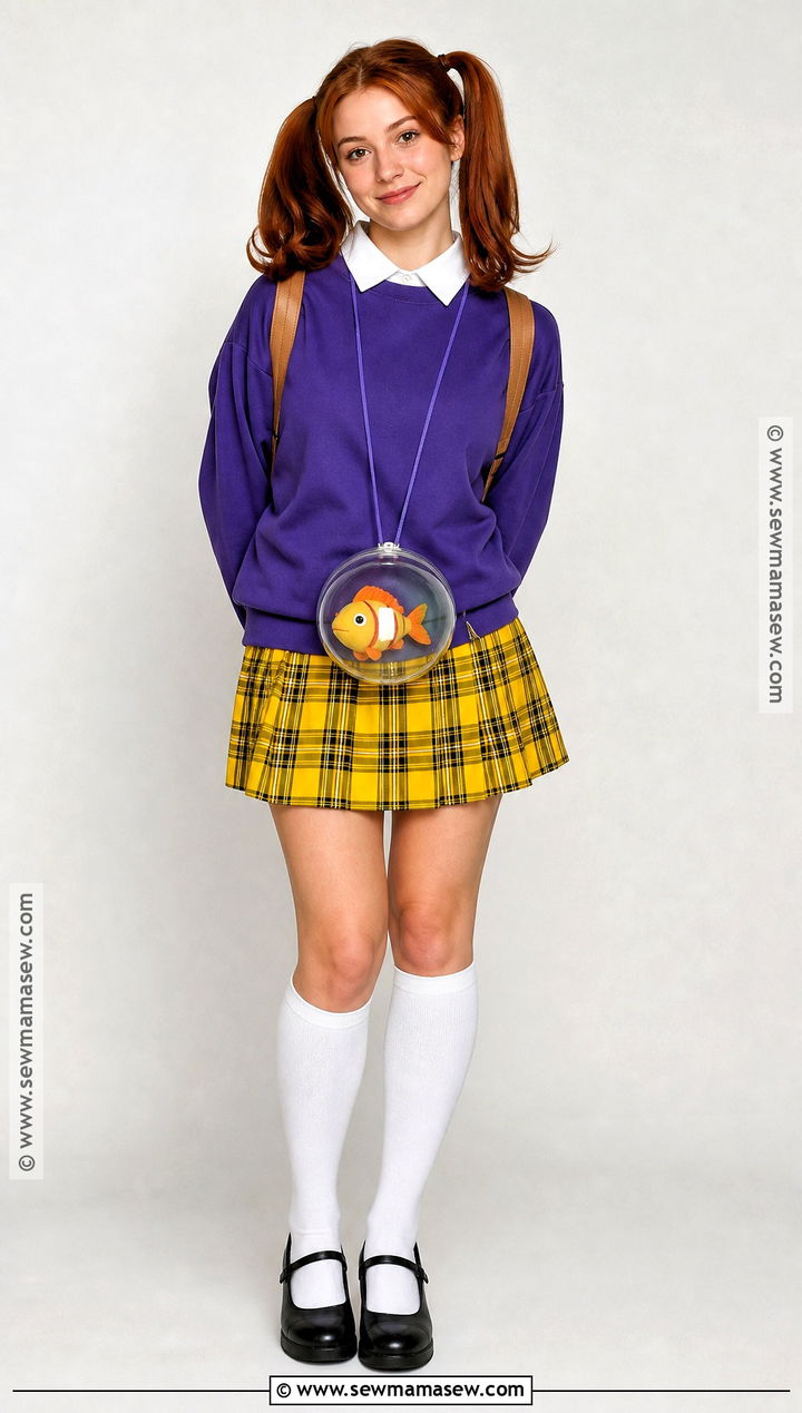 Darla Plaid Skirt Costume - 45 red hair halloween costumes