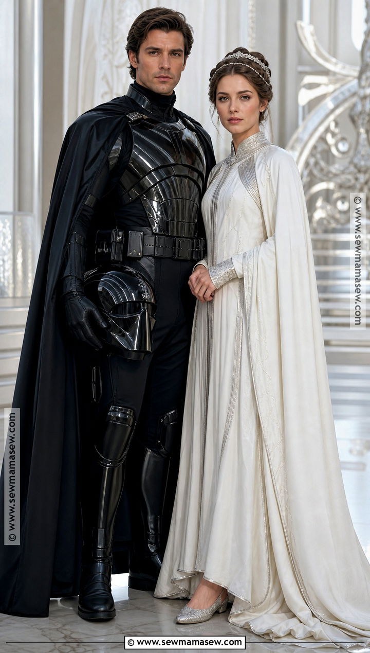 Darth Vader And Padme Amidala Couple Costume - 35 star wars couple costume ideas