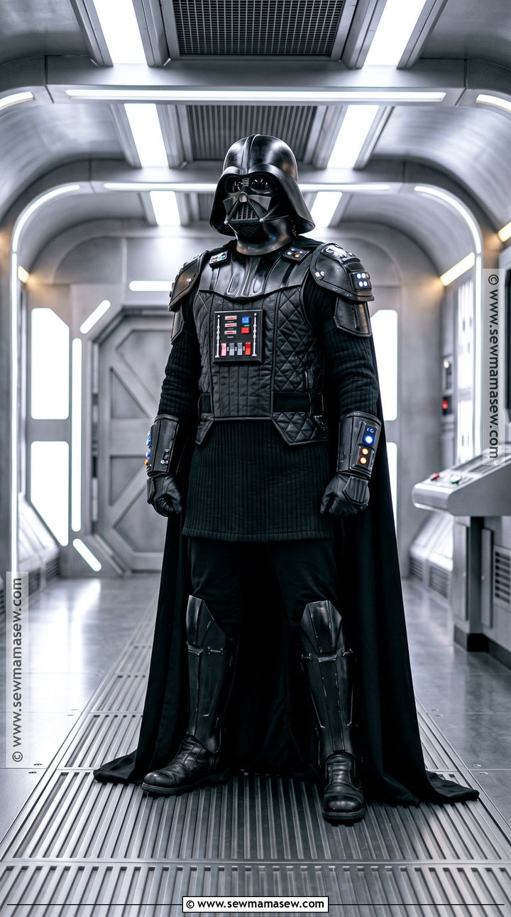 Darth Vader Costume With Black Cape - 30 Villain Costume Ideas
