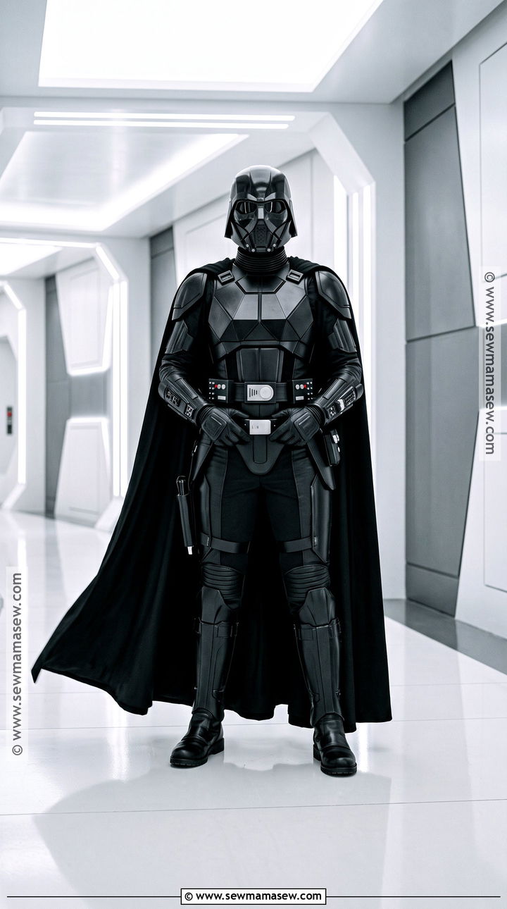 Darth Vader Costume With Black Cape - 30 Easy Star Wars Costumes