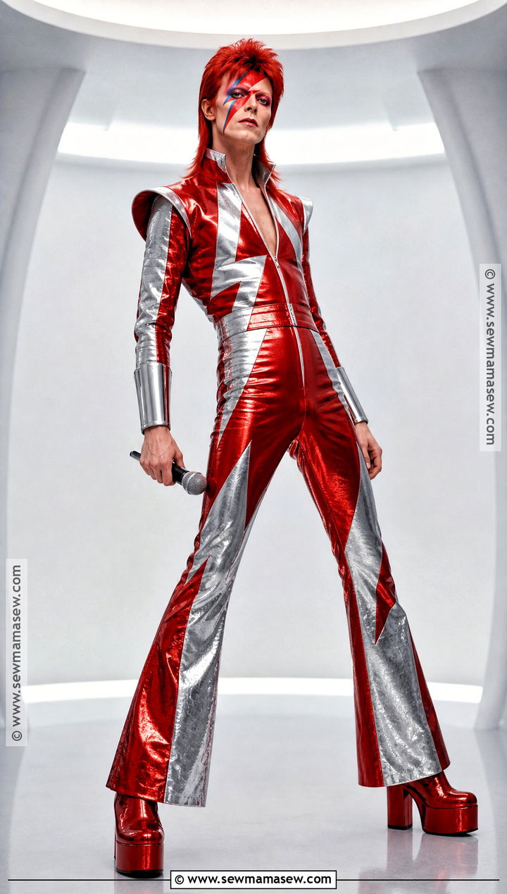 David Bowie Ziggy Stardust Costume - 40 celebrity halloween costumes