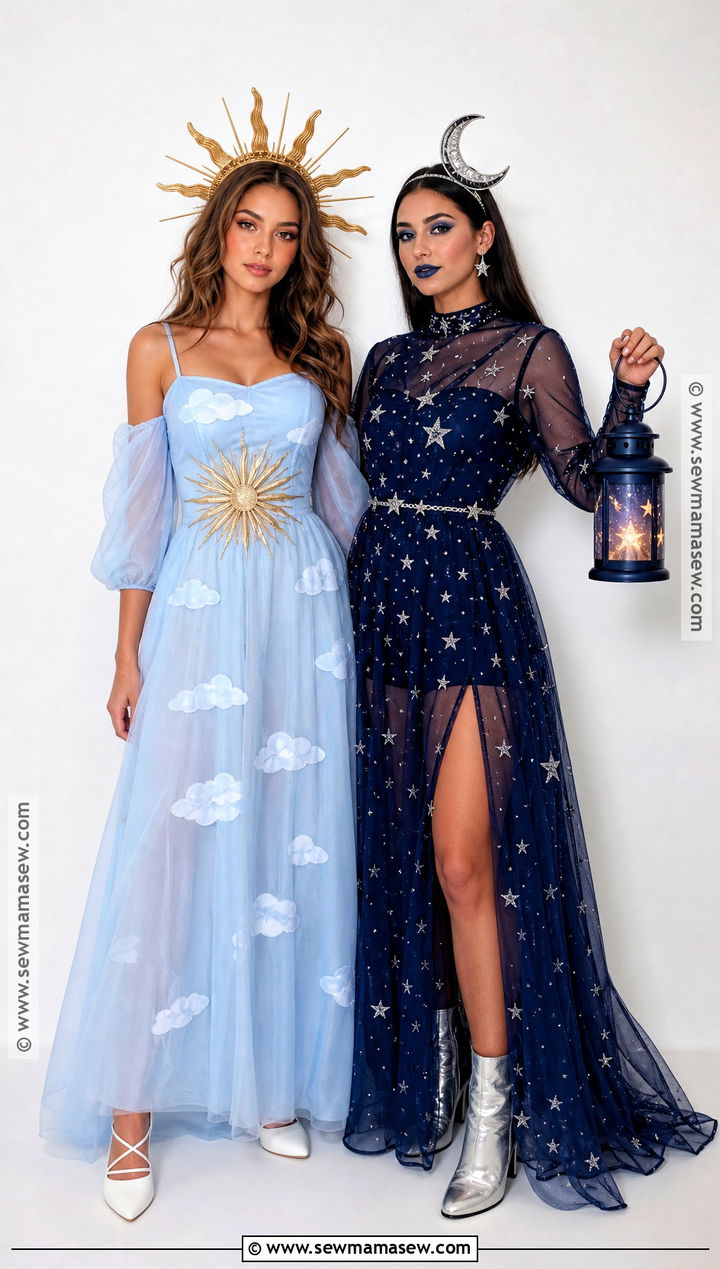 Day And Night Costume - 40 duo costume ideas for best friends