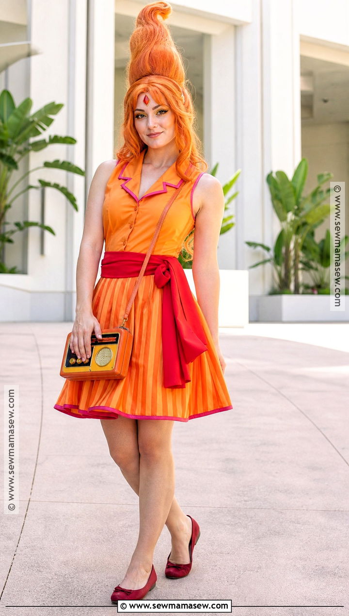 Day Dress Flame Princess Costume - 30 flame princess costume ideas