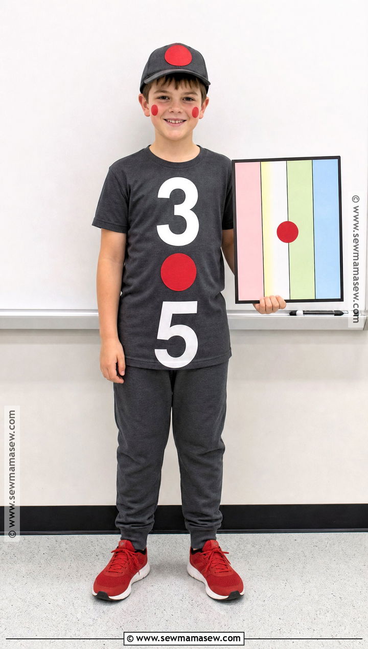 Decimal Point Maths Day Costume - 30 maths day costumes for kids