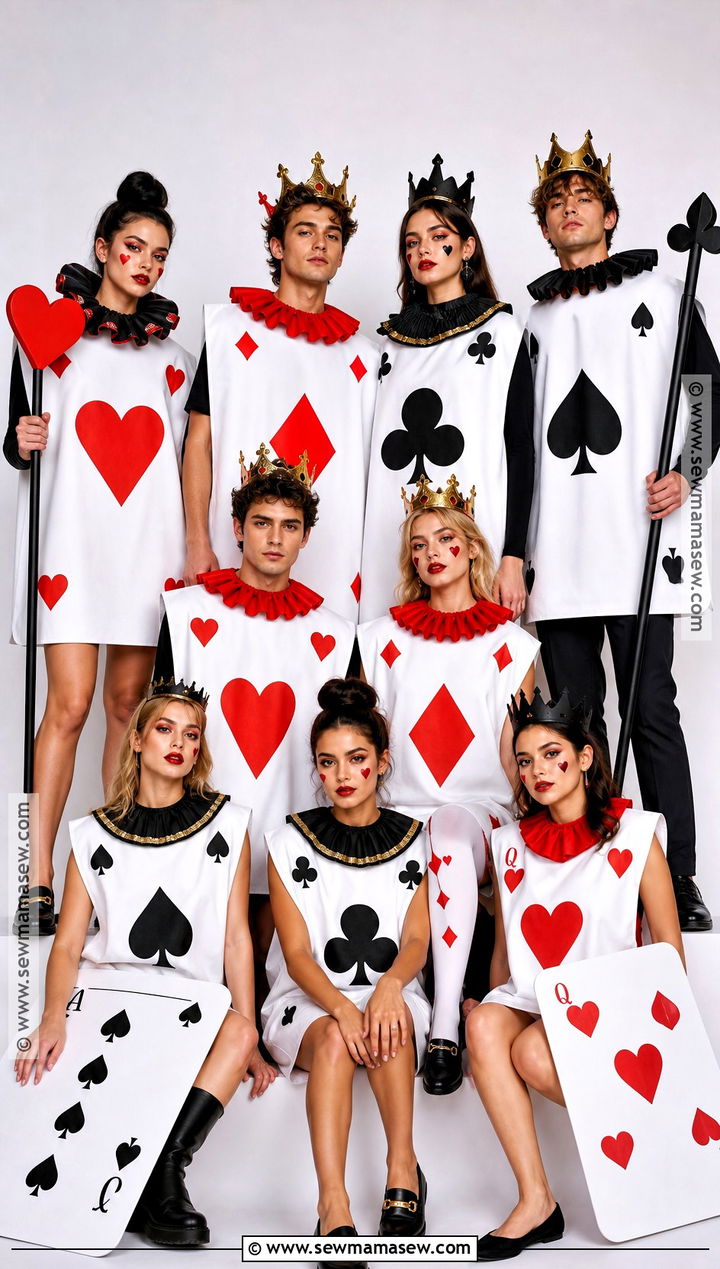 Deck Of Cards Team Costume - 35 team costume ideas