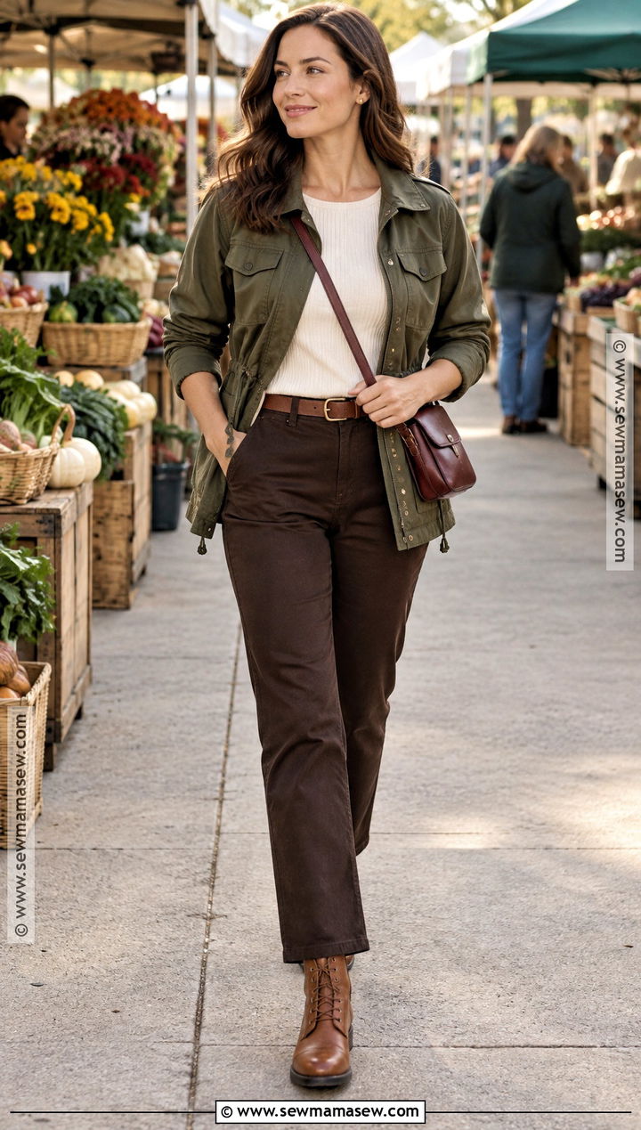 Deep Autumn Utility Jacket Outfit - 25 deep autumn style ideas