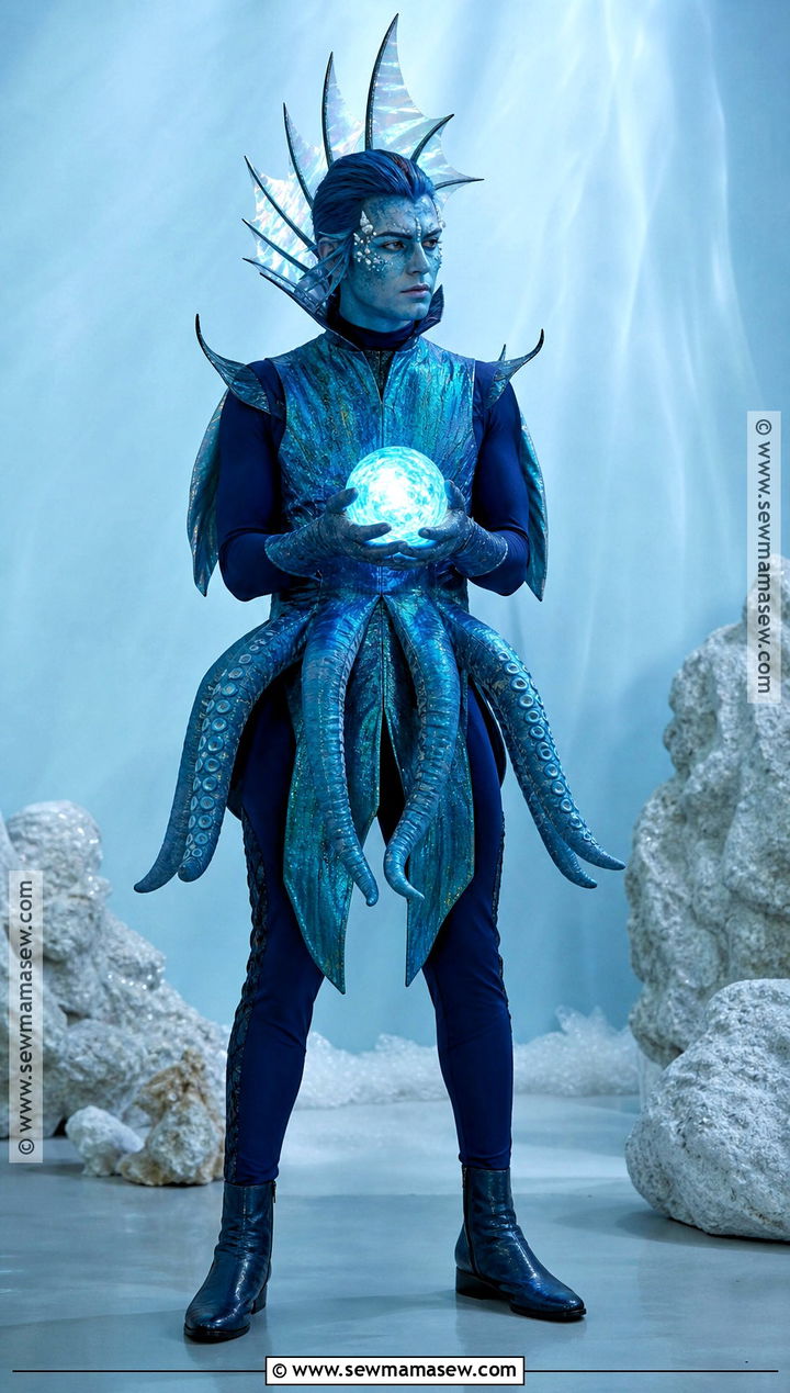 Deep Sea Creature Costume With Tentacles - 45 scary costumes