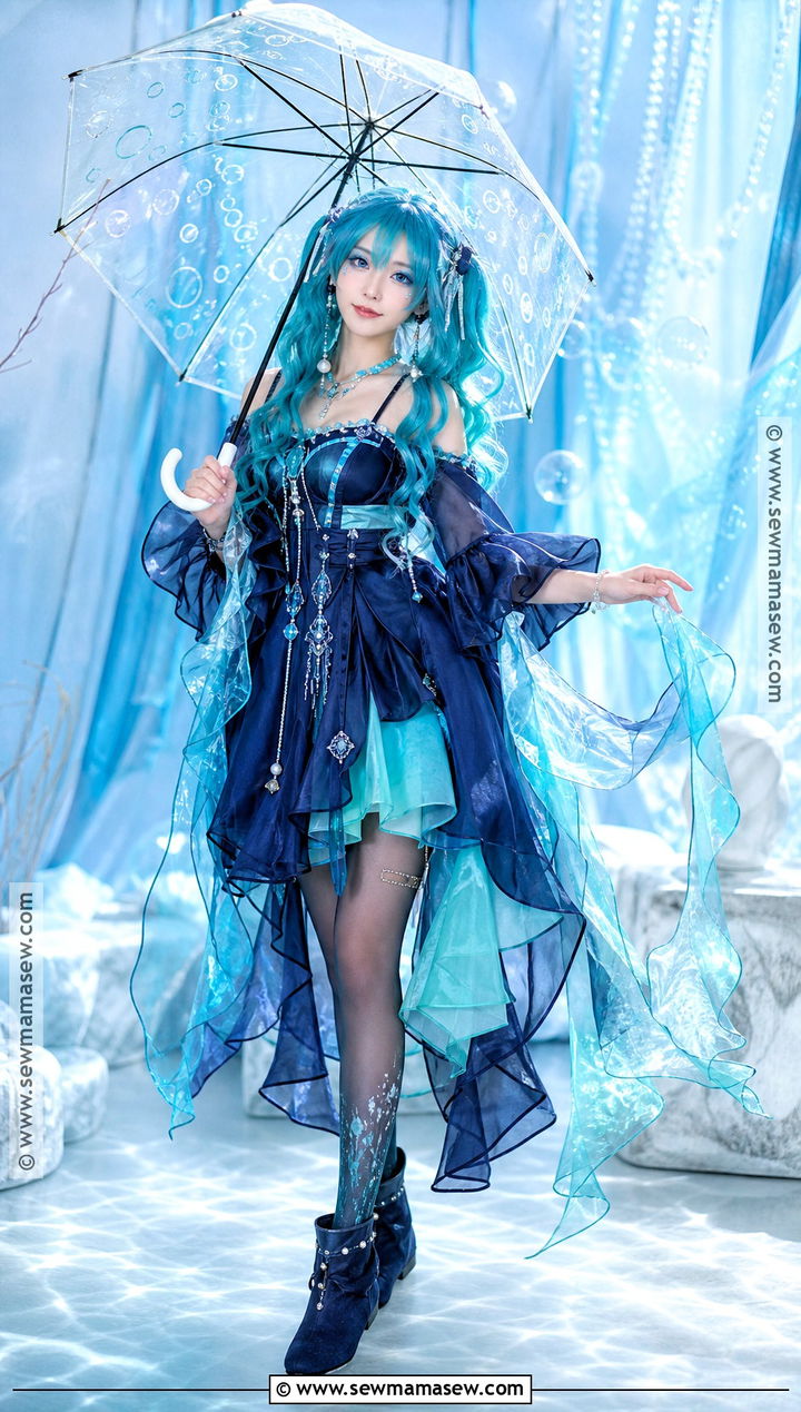 Deep Sea Girl Miku Cosplay Costume - 45 miku cosplay ideas