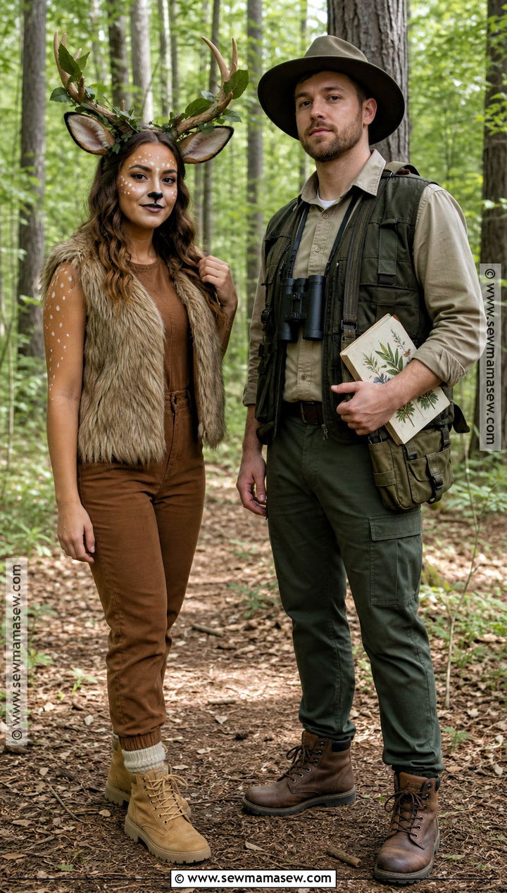 Deer And Forest Ranger Costume - 40 deer and hunter costume ideas