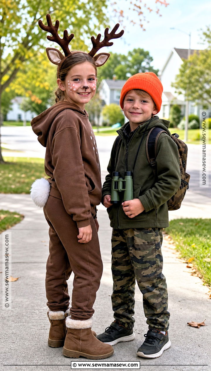Deer And Hunter Sibling Costume - 40 deer and hunter costume ideas