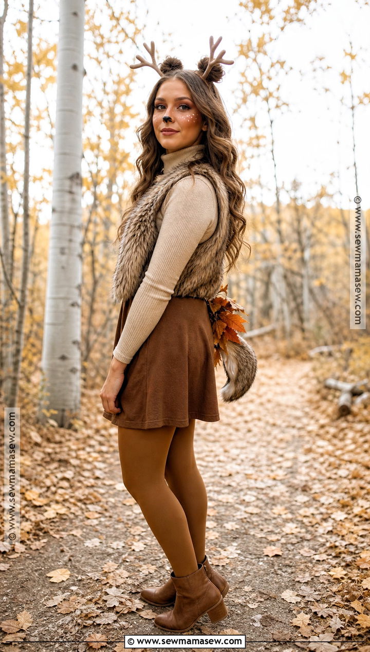Deer Costume With Brown Hair - 30 brown hair halloween costume ideas