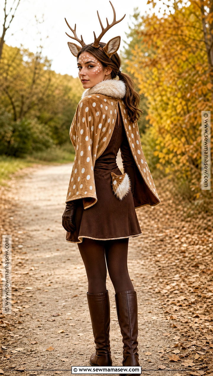 Deer Costume With Cape - 40 deer costume ideas for women