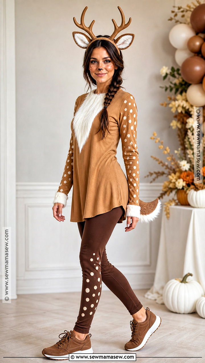 Deer Costume With Leggings - 40 deer costume ideas for women