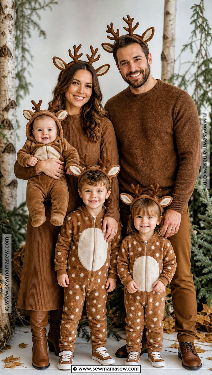 Deer Family Costume - 30 Cute Deer Costume Ideas