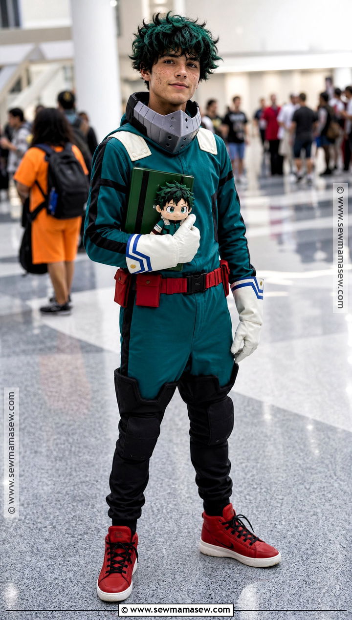 Deku Cosplay With Green Hero Suit - 40 anime cosplay outfits