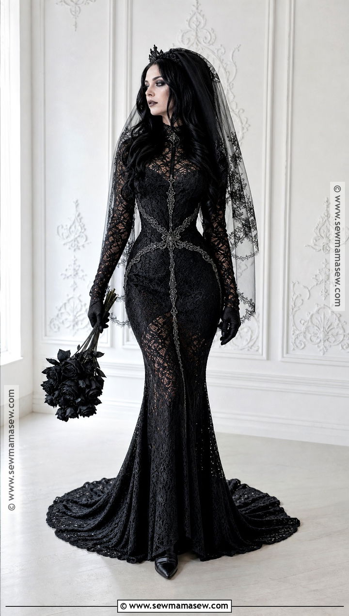 Delores Black Wedding Dress Costume - 35 beetlejuice halloween costume ideas