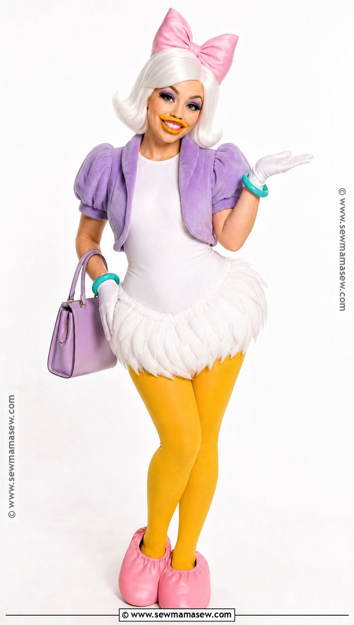 Deluxe Daisy Duck Mascot Costume - 35 daisy duck costume ideas