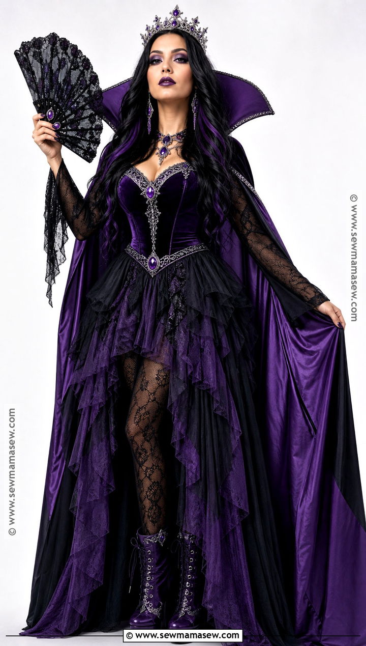 Deluxe Elissabat Costume With Dramatic Cape - 30 elissabat costume ideas