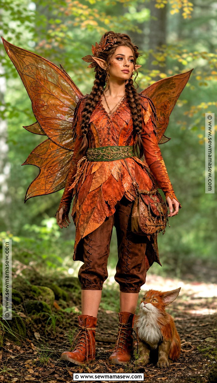 Deluxe Fawn Costume With Sculpted Wings - 30 fawn tinkerbell costume ideas