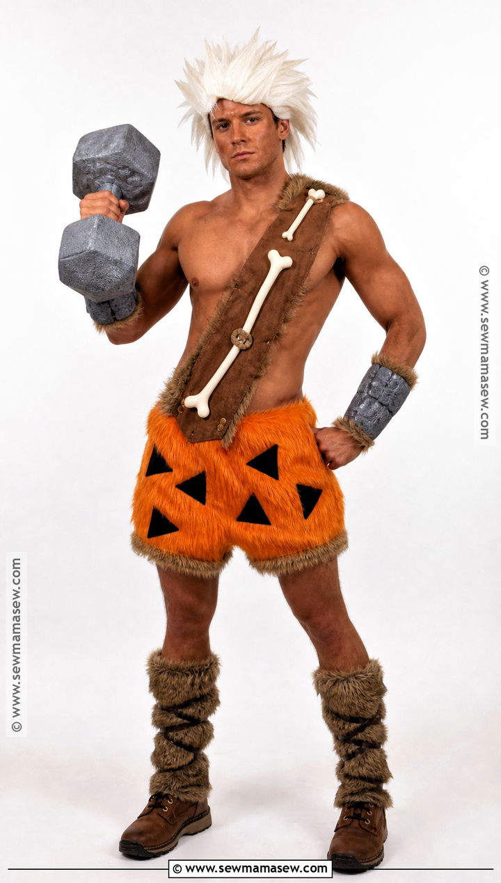 Deluxe Handmade Bamm Bamm Costume - 30 bam bam costume ideas