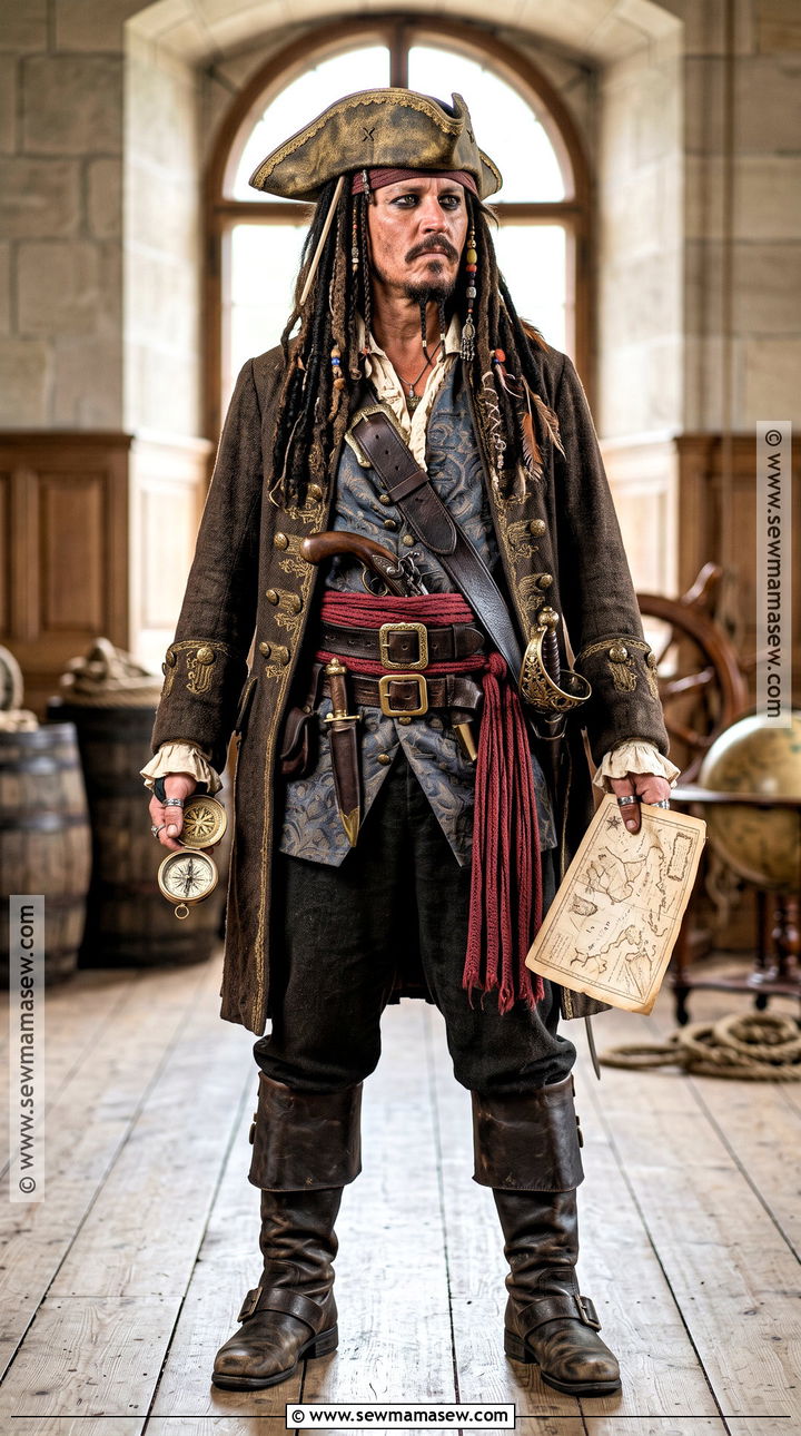 Deluxe Jack Sparrow Costume - 30 Jack Sparrow Halloween Costume Ideas