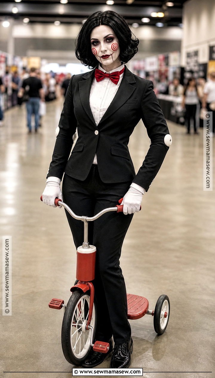 Deluxe Jigsaw Cosplay With Puppet Details - 40 jigsaw costume ideas for women