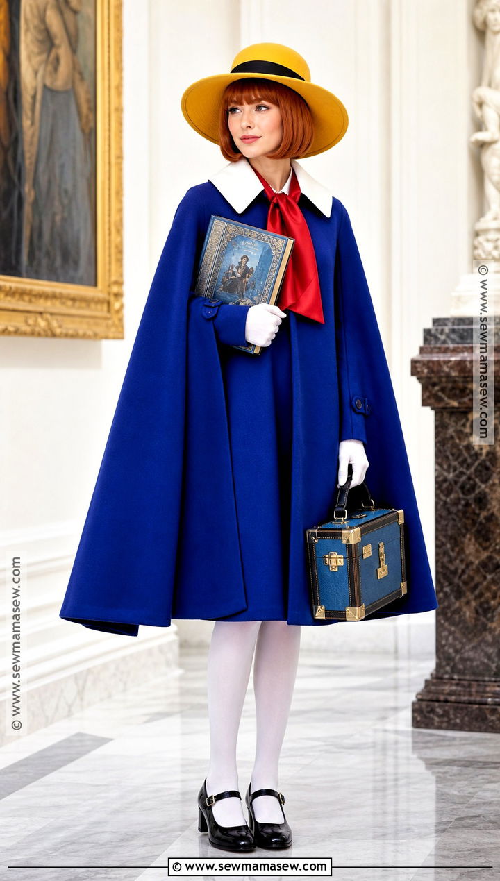 Deluxe Madeline Costume With Cape - 30 madeline costume ideas